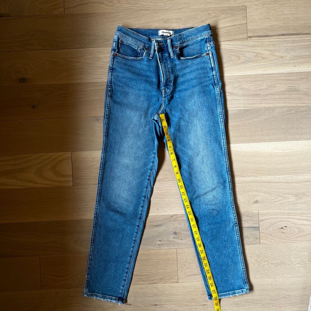 Madewell Stovepipe Jeans 28Tall Ditmas Wash